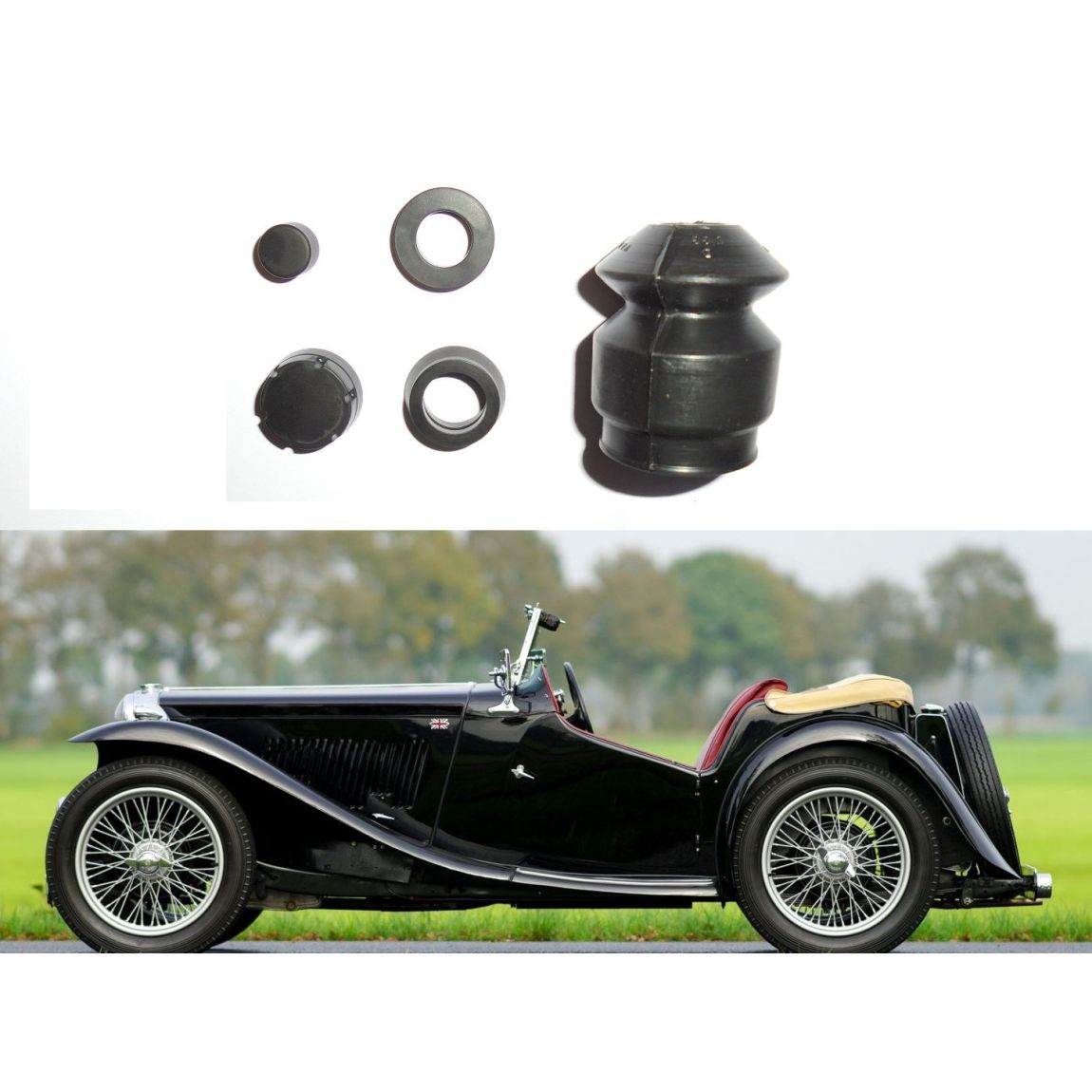 BRAKE MASTER CYLINDER REPAIR SEALS KIT (MG TA TB TC) (1936- 49)  